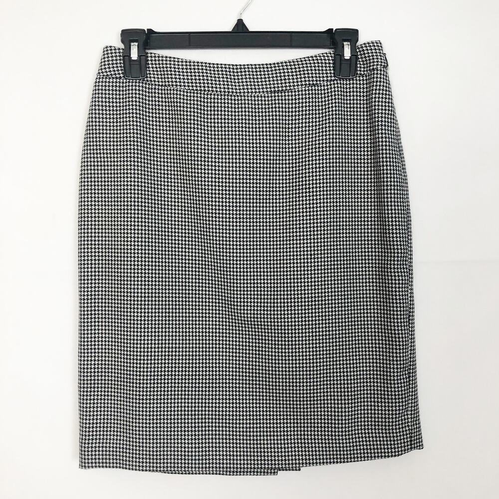 Nine West High Waisted Twill Skirt Size 4 Petite